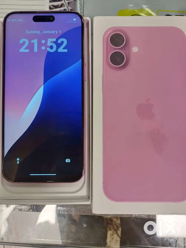 USA IMPORT MOBILE IPHONE 16 PLUS REFURBISHED AVAILABLE MULTI COLOUR