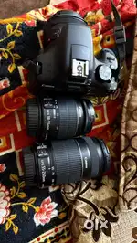 Camera 1300d 3 lens nd cabinet all are in best condition