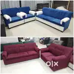 Unique stylish deisgs fabric sofa set