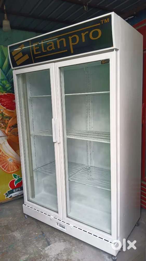 ELAN PRO 1000 L VISI COOLER FRIDGE DOUBLE DOOR GOOD WORKING