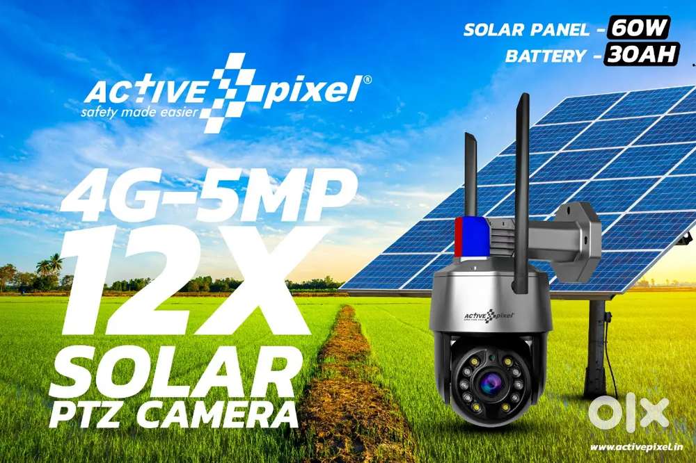 Cctv and solar camera installation