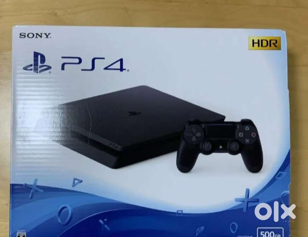Sony PlayStation 4 Slim 500GB Console - Black + 2 Games