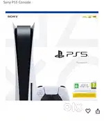 Sony PS5 with 2 original Remotes