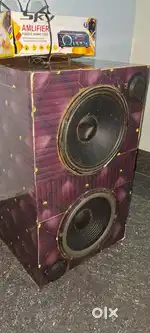 Amplifier with  3 fit box