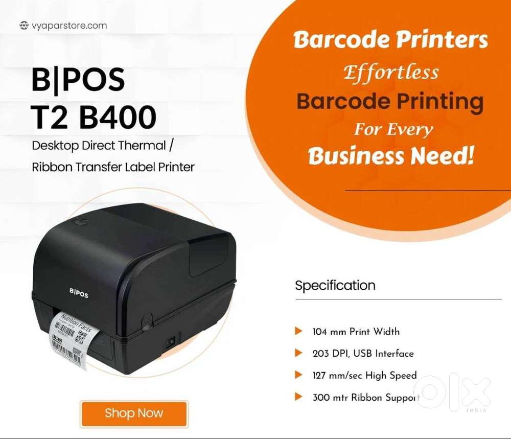 4 inch Barcode Label Printer