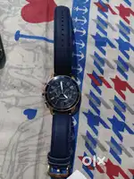 Fossil Men Leather Grant Sport Analog Blue Dial Watch-Fs5237