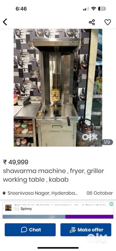 Required shawarma master and kababs and biryani master