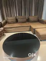 Sofa set with centre table