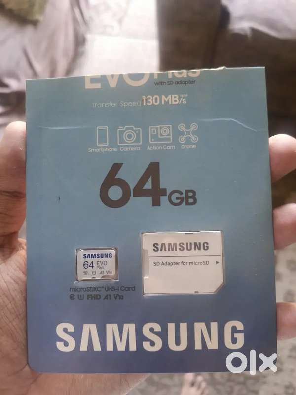Samsung Evo Plus with SD adapter 64GB