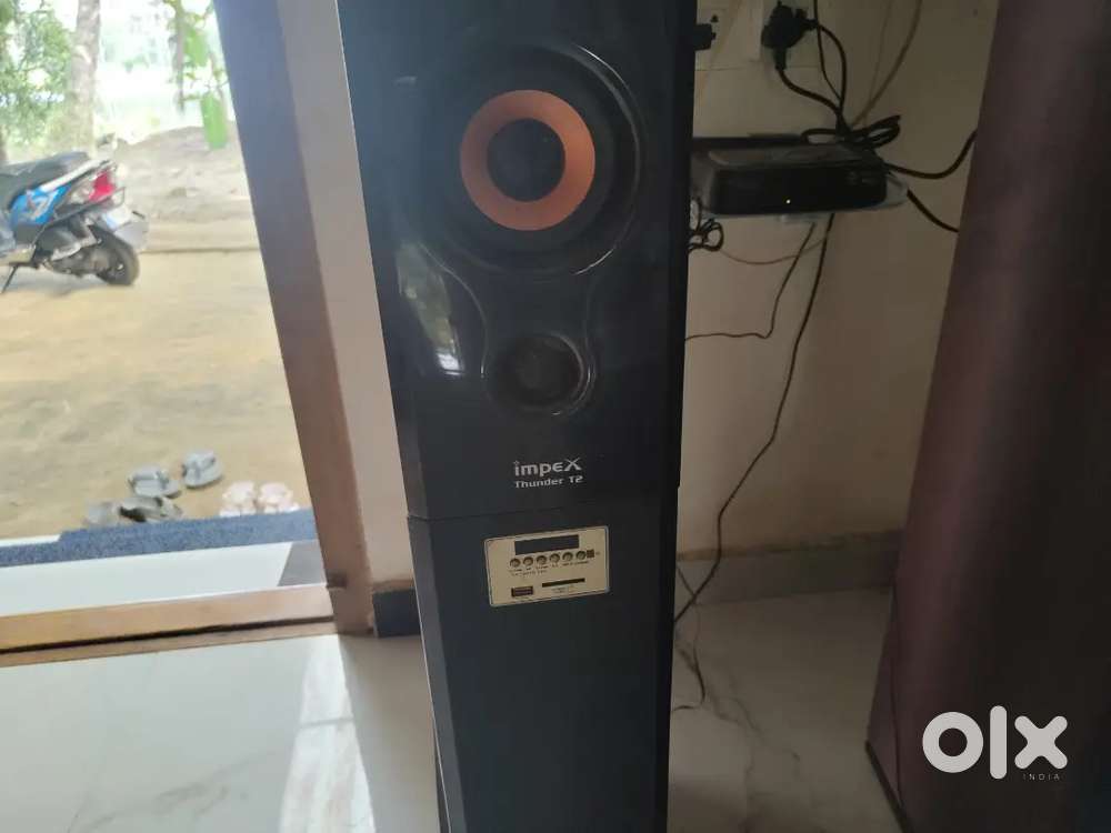 Impex tower speaker with mike