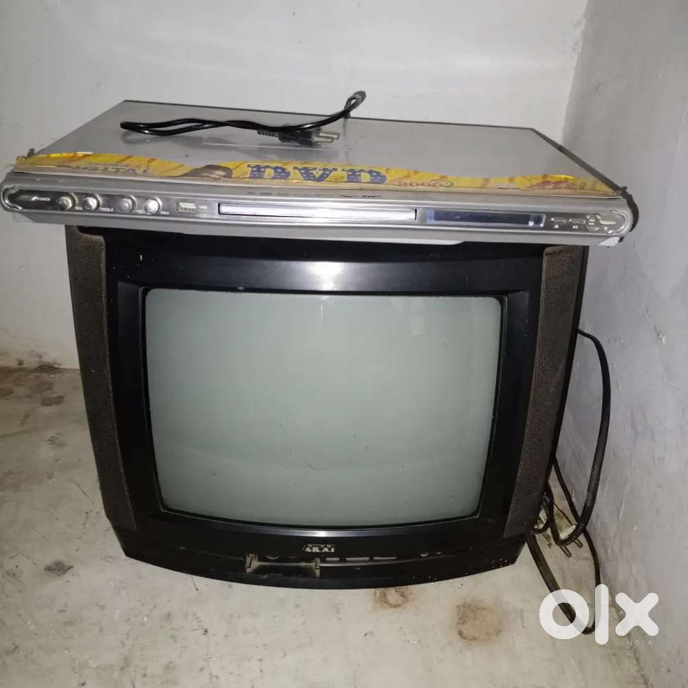 Colour TV and DVD player COMBO