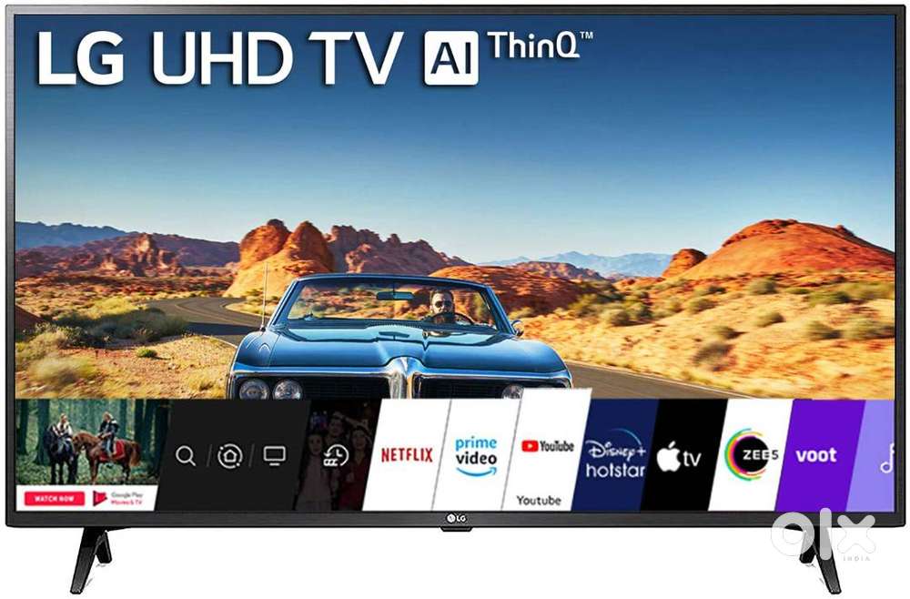 LG 108 cm (43 inches) 4K Ultra HD Smart LED TV (Ceramic Black )
