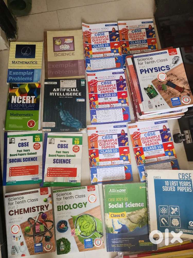 All 9th & 10th CBSE Books along with all 10 years, sample papers