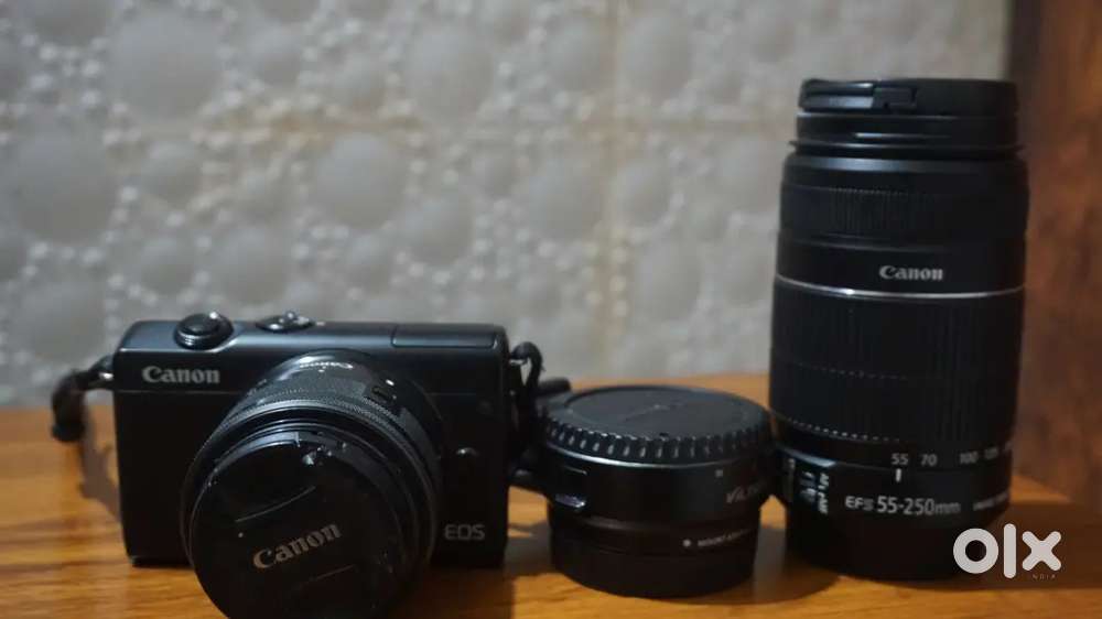 Canon EOS M200 Kit ( 55-250mm Lens + Viltrox Mount Adapter)