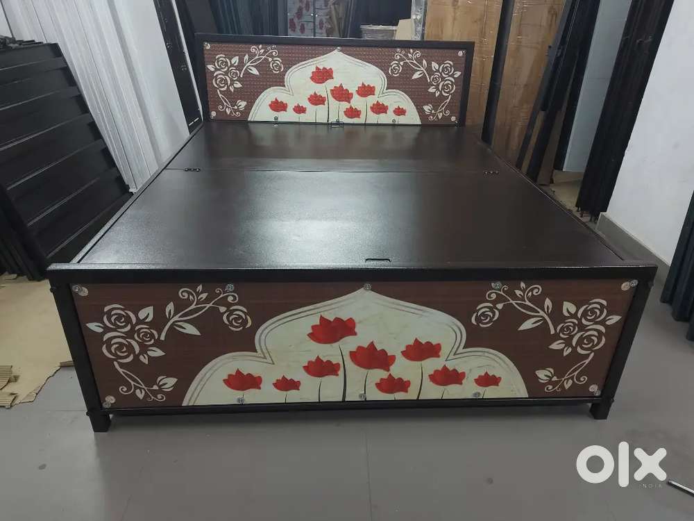 Brand new metal full HD degin bed