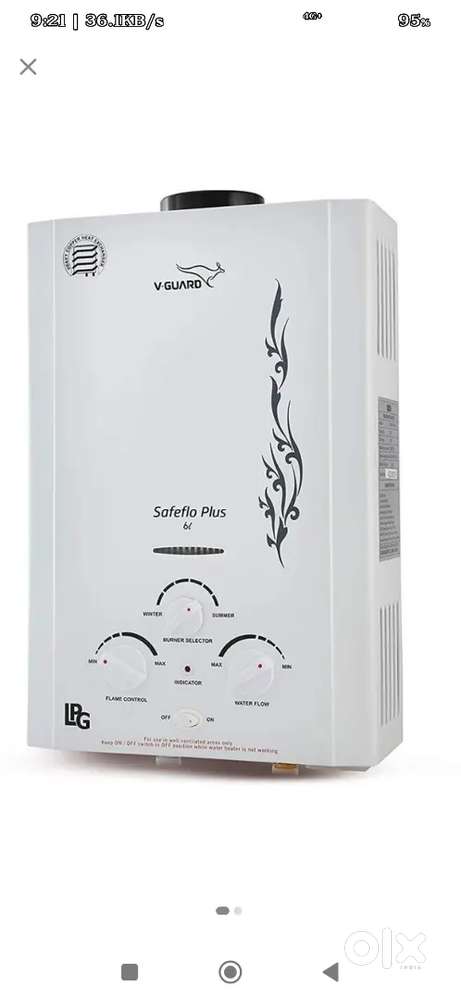 Gas Gyser V Gaurd orignal