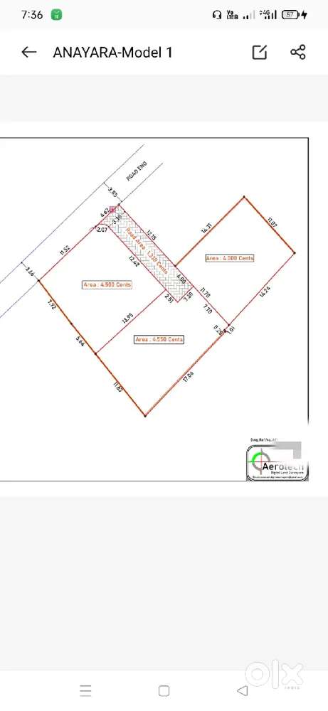 Near lords hospital 4.5,4,4.550 cent lorry plot 200 mtr bypass road