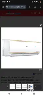 Haier split ac 1.5 ton 4 star