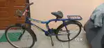 Hero bycycle blue colour is excellent condition.
