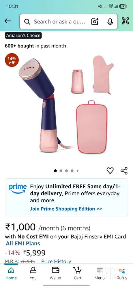 Phillips Handheld steamer