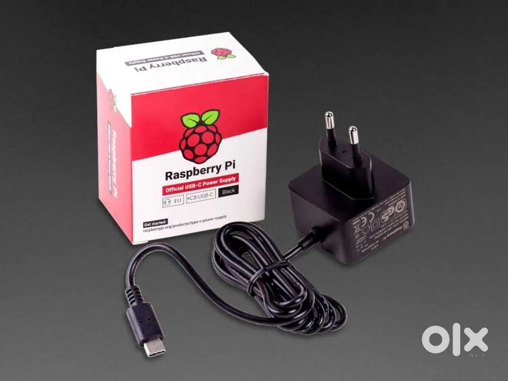 Raspberry Pi 4 Official 15W USB C Power Supply