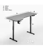 Adjustable Computer table working table mint condition as new