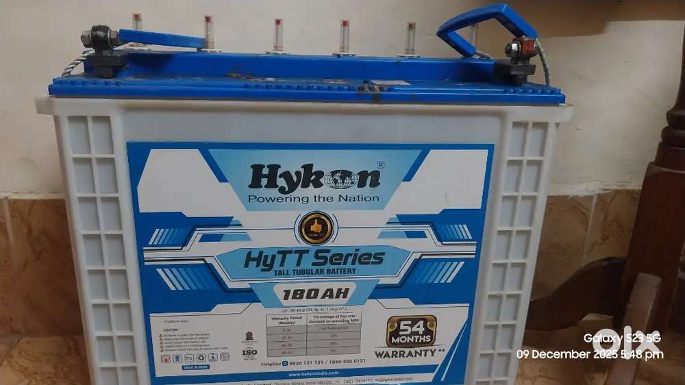 Hykon 180ah inverter battery
