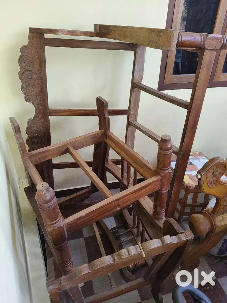 Sofa used  +  table used + dining table