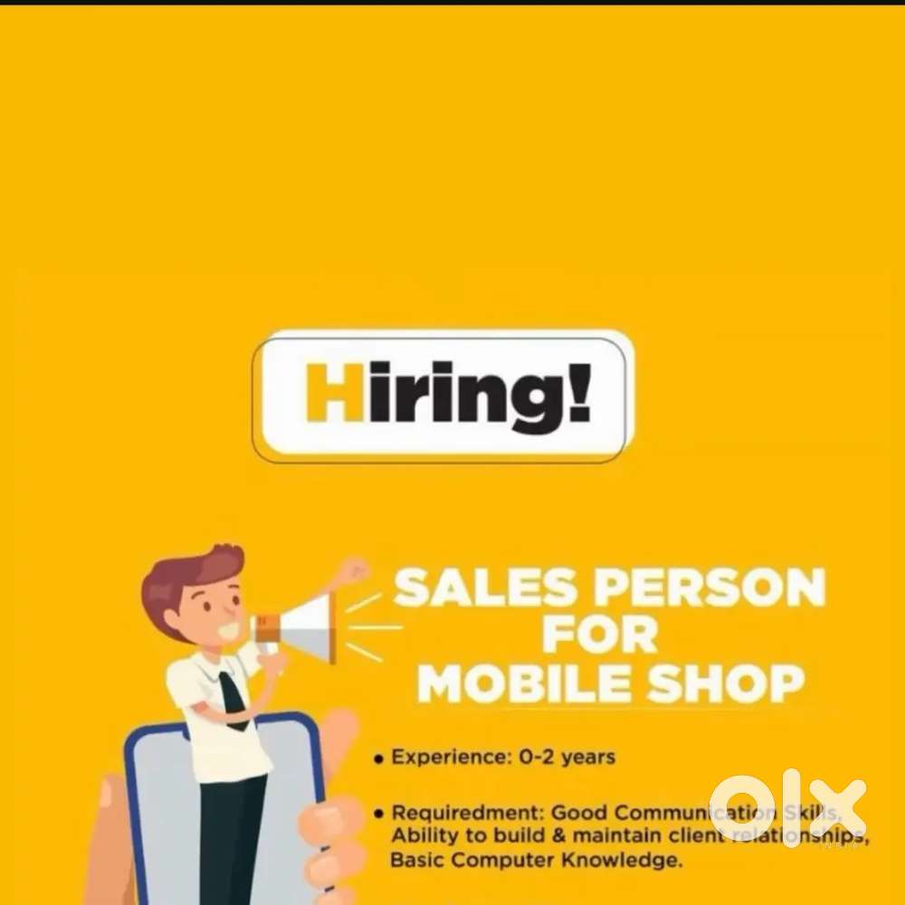 (MOBILE SHOP ANGAMALY)EXPERIENCE SALES MEN REQUIRED FOR MOBILE SHOP