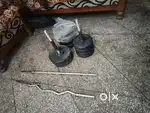 Pvc gym set 40 kgs total .