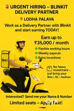 Blinkit delivery partner
