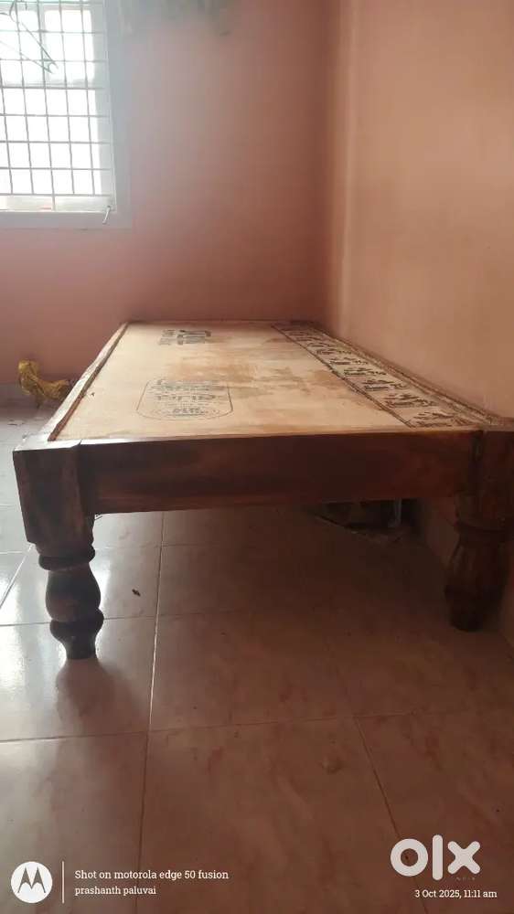 Single cart bed (wooden)