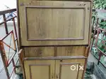 The wooden study table is for sale.