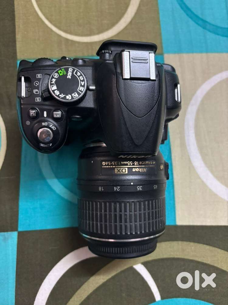 Camera, Nikon D3100, With charger, strap, battery and UV protector