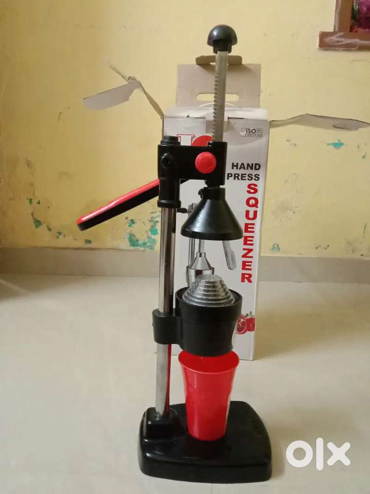 Hand press squeezer