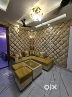 75 sq yards 2 bhk nice flat with car parking in Uttam Nagar loan avai