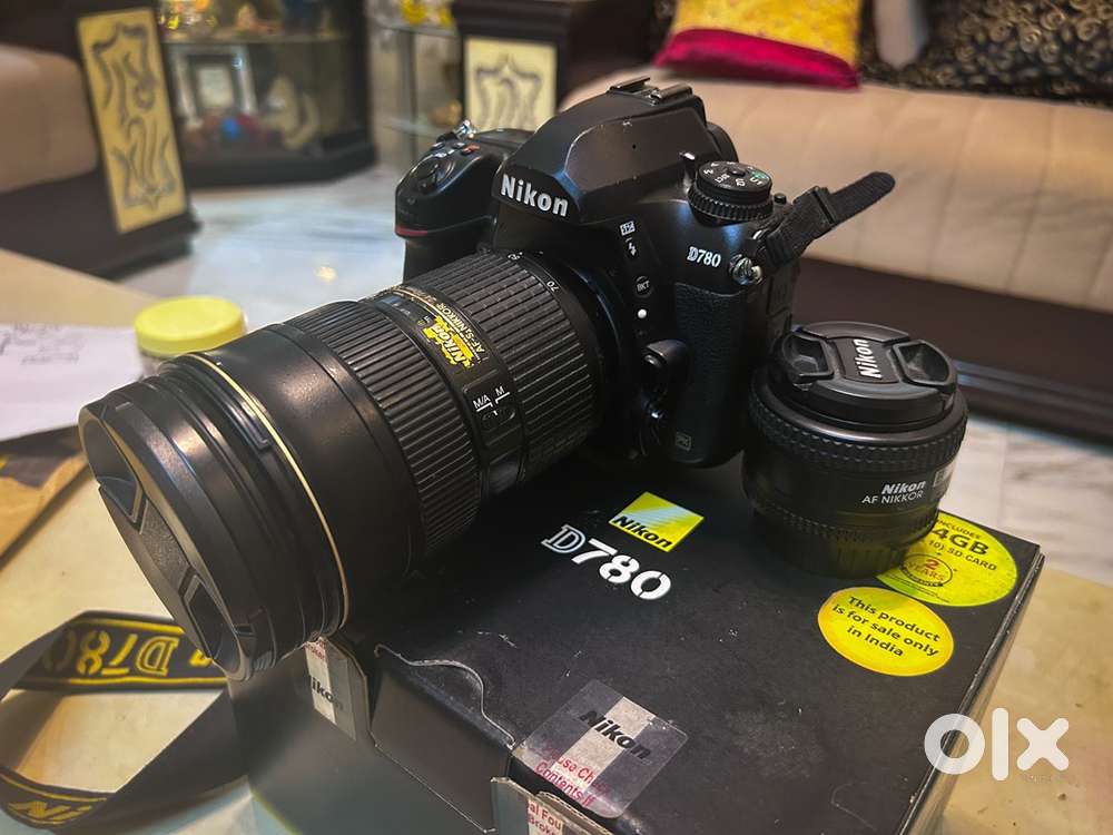 Nikon D780 full frame with 24-70 2.8 lens and 50 mm 1.4