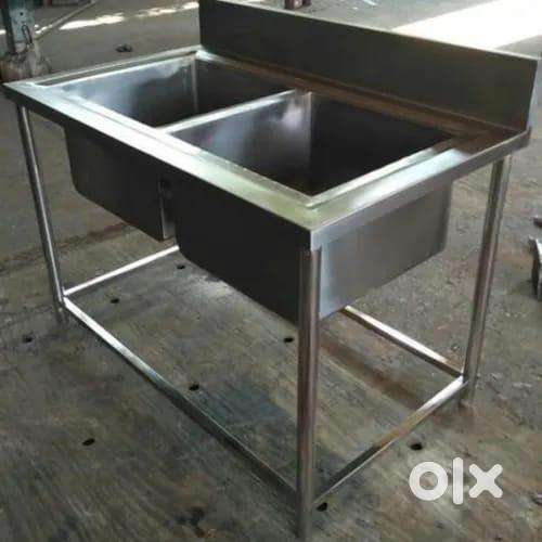 Steel sink