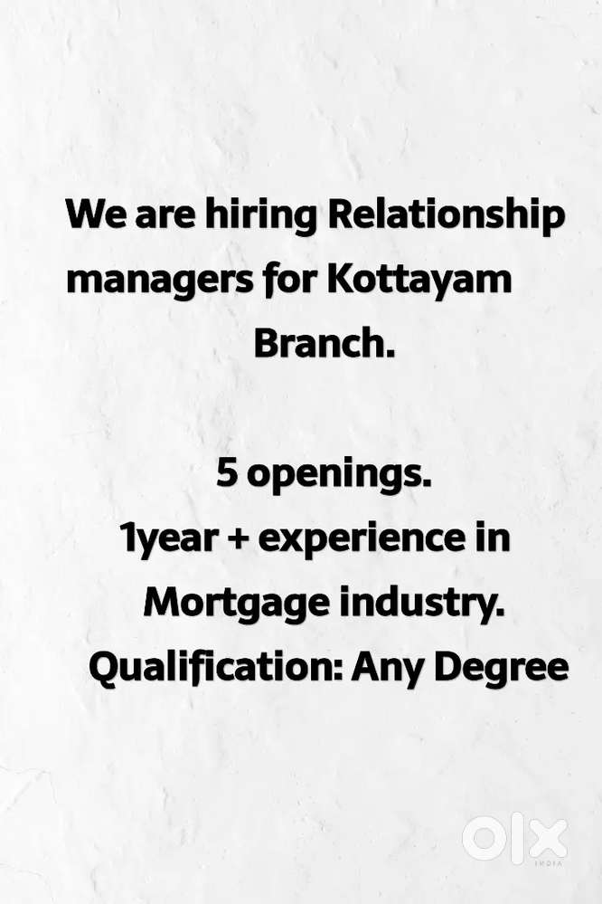 Relationship Manager - Home Loan / LAP