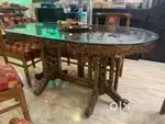 6 seater dining set & King Size Bed