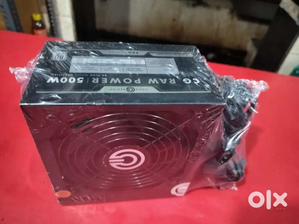 Box packed Circle 500W CG RAW power supply .