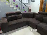 6 seater fabric sofa