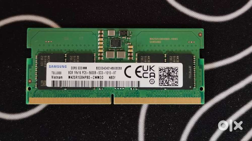 Samsung 8GB DDR5 5600MHz Laptop RAM (2 Sticks = 16GB)