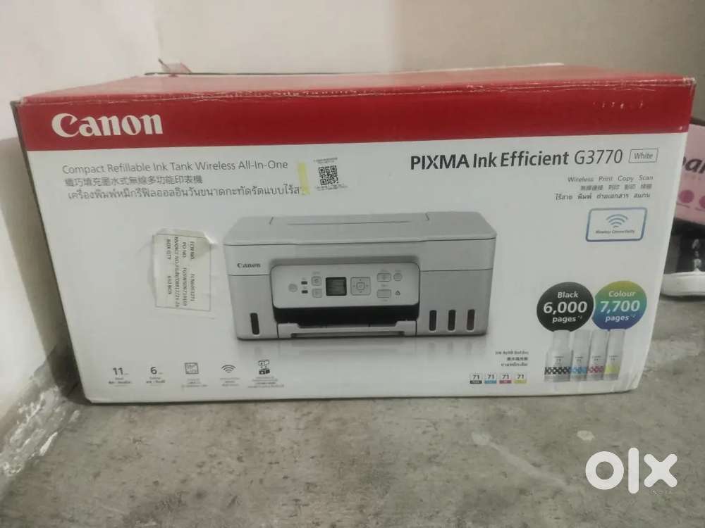 Canon Pixma wireless color printer g3770 @11999