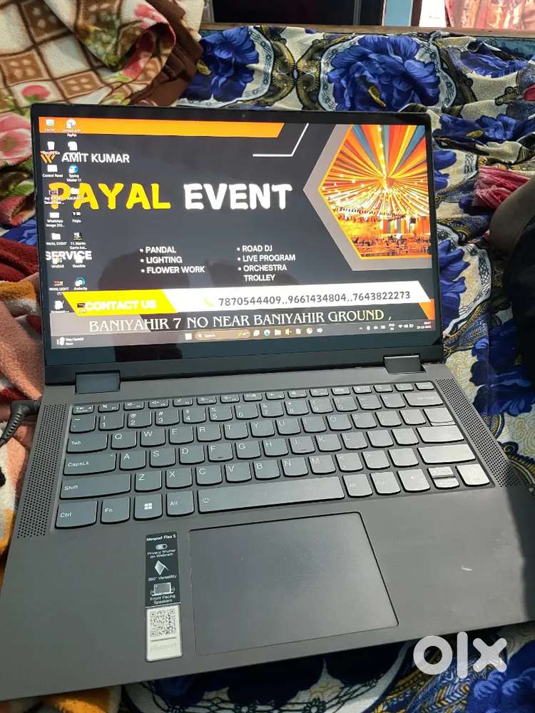 Lenovo Flex 5 Laptop touch screen