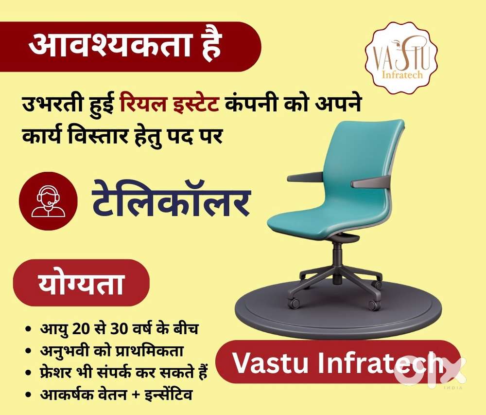 Required of Reciptionist and Tellecaller