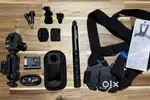 Insta360 X3 Camera + Motorcycle Mount + Invisible Selfie Stick+Chest