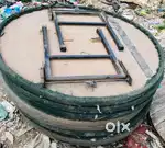 Restaurant dining circular table and fish type and D type table
