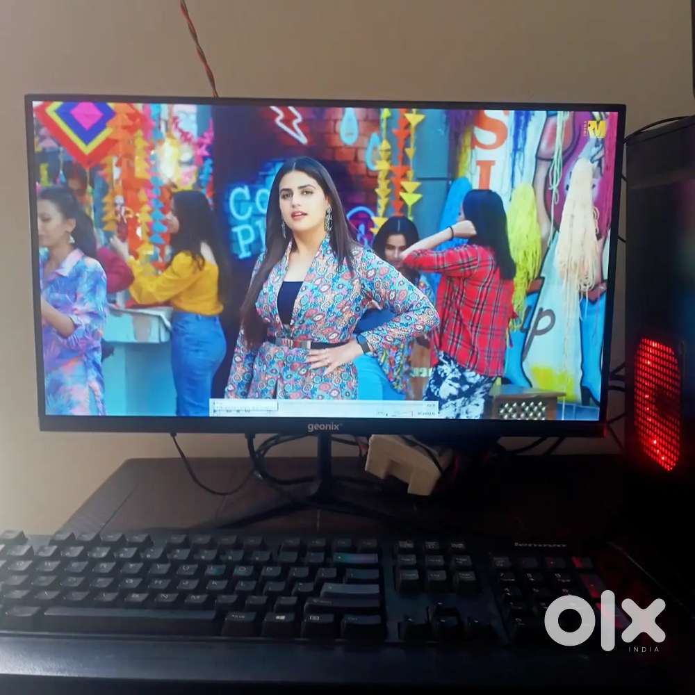 Gionex Borderless VA Panel LED Gaming Monitor 1 year Warranty Ke Saath