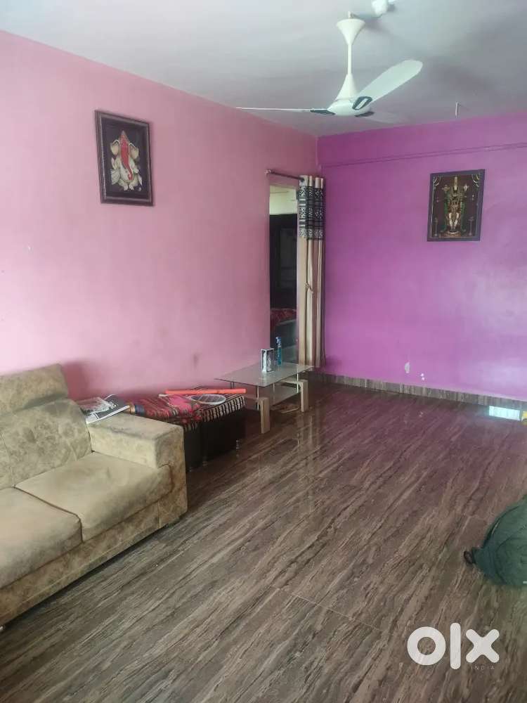 2 BHK ROADSIDE FLAT IN FRONT OF PETROL PUMP WITH 3 BALCONIES